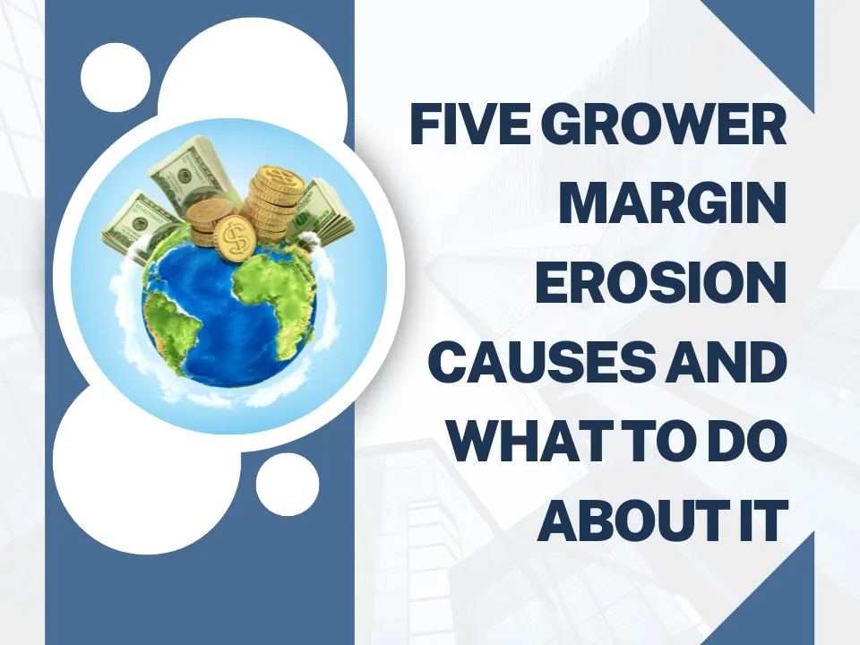 Five Grower Margin Erosion Causes and What To Do About It