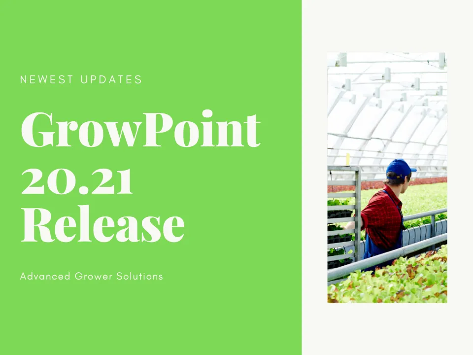 GrowPoint 20.21 Release
